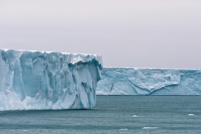 Bråsvellbreen in Svalbard Norway