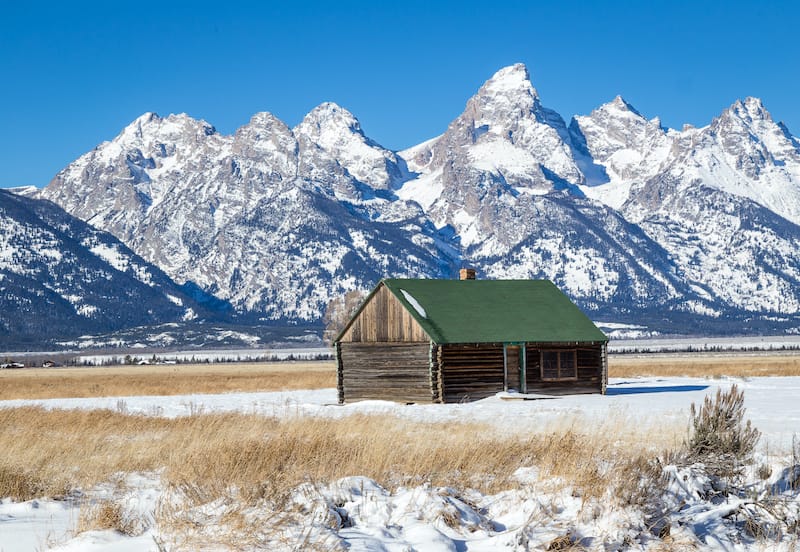 Grand Teton National Park in winter