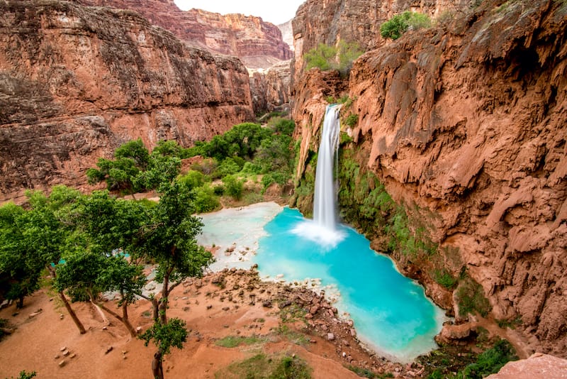 Havasu falls in arizona