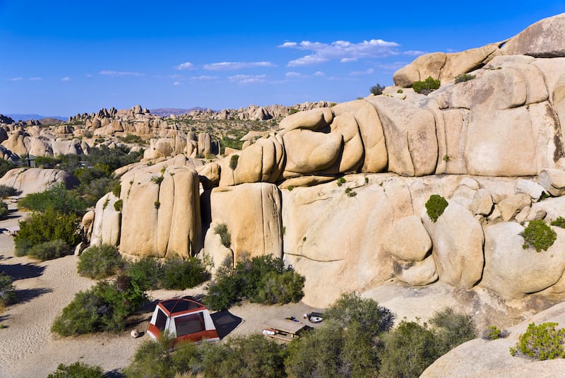 Joshua Tree National Park in Hidden valley