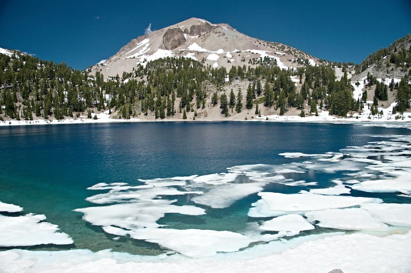 Lassen Volcanic National Park in winter