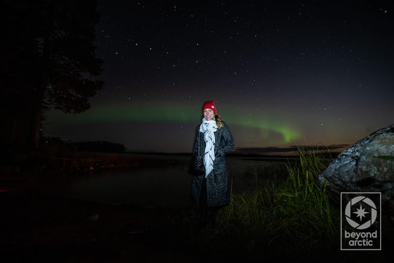 Megan northern lights finland