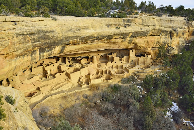 Mesa Verde National Park in Winter