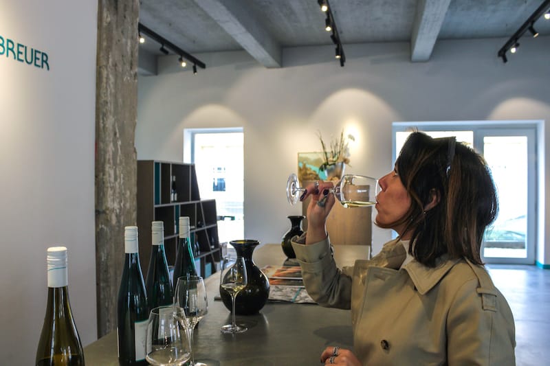 Georg Breuer winery tasting of dry rieslings