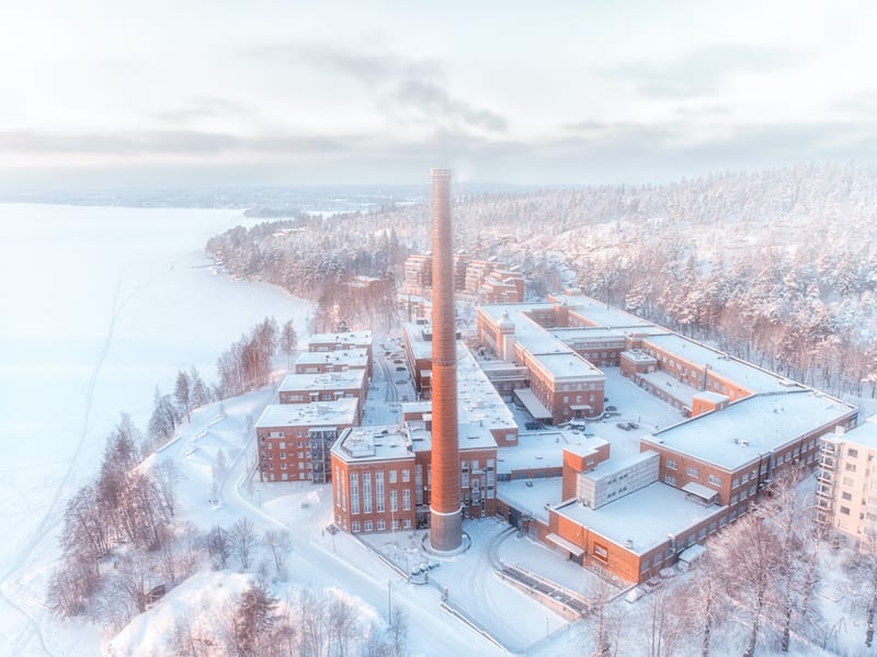 Tampere finland in winter