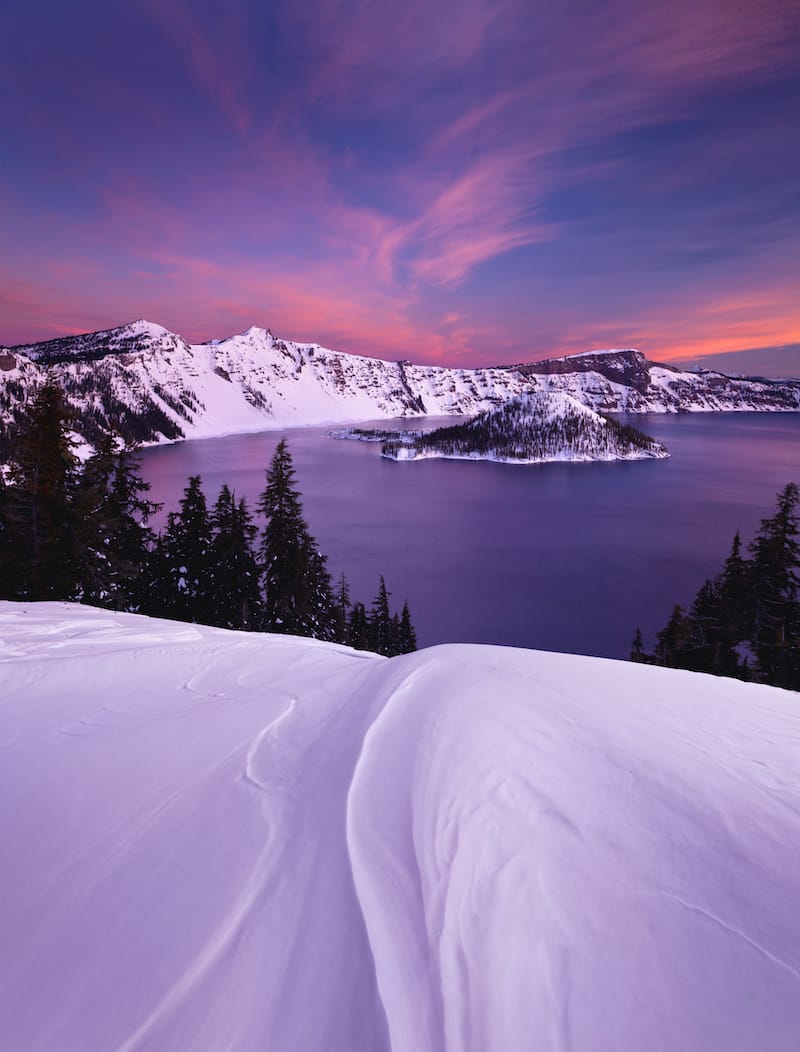 Winter at Crater Lake NP