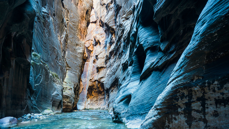 Zion National Park in winter - The Narrows