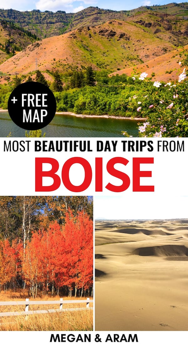 Are you looking for the best day trips from Boise? This Boise day trips guide gives the low down on sand dunes, hot springs, skiing, forests, and so much more! | weekend getaways from boise | visit idaho | idaho road trip | idaho weekend getaways | idaho destinations | places to visit in idaho | things to do in boise | boise trips | boise road trip | boise nature | idaho nature | idaho photography