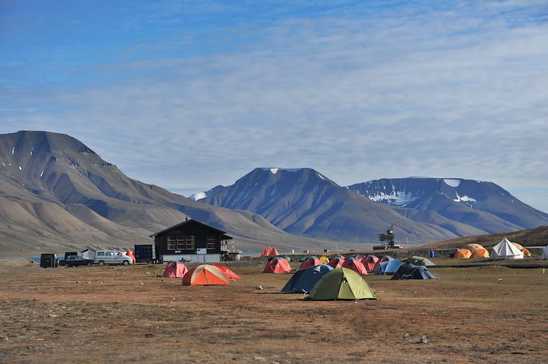 Camping in Longyearbyen