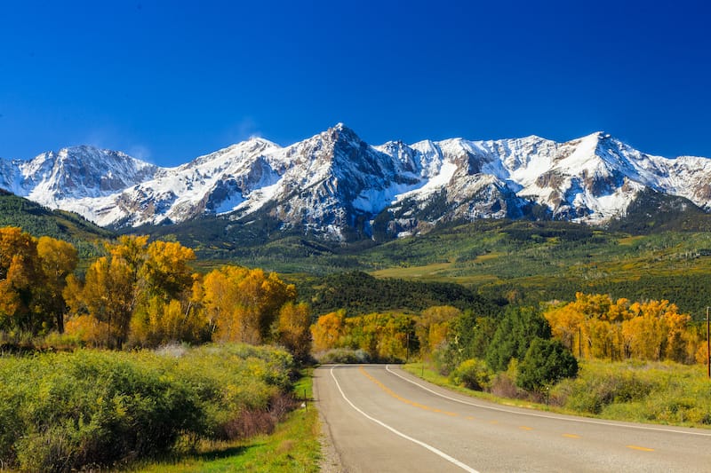 Colorado Rockies during fall - Rocky Mountains facts