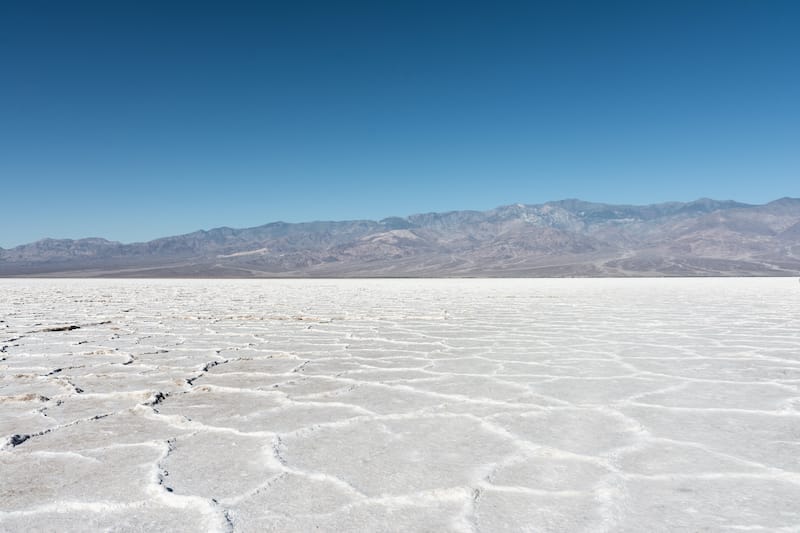 Death Valley in winter
