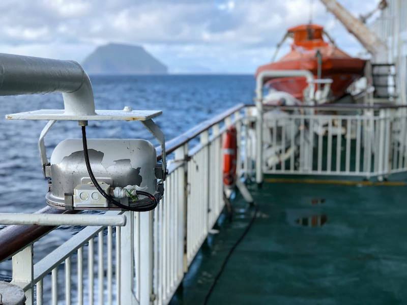 Ferry from Torshavn to Tvøroyri in the Faroe Islands (Streymoy to Suduroy ferry)