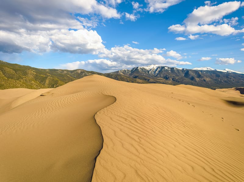 Great Sand Dunes NP in spring