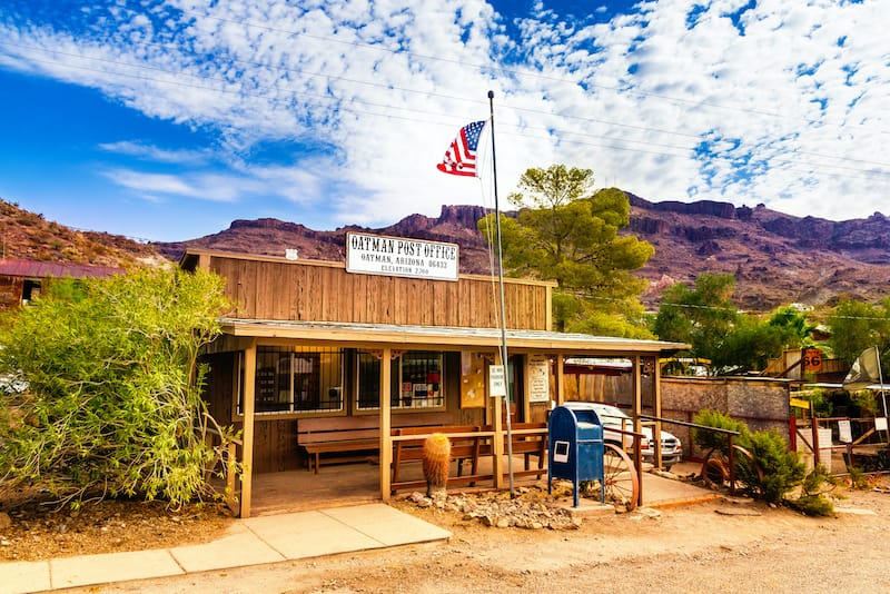 Historic US Post Office in Oatman, Arizona