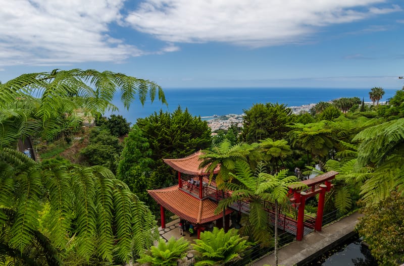 Monte Palace Tropical Garden. Funchal, Madeira island