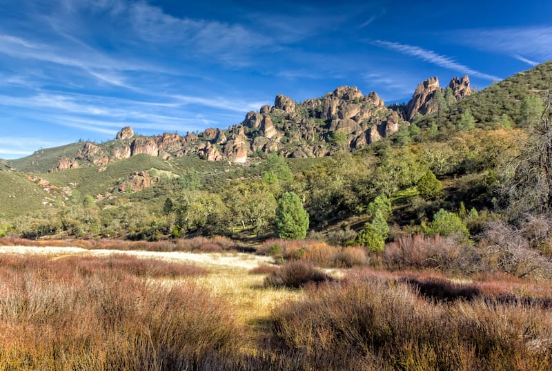 Pinnacles National Park - least visited national parks in US