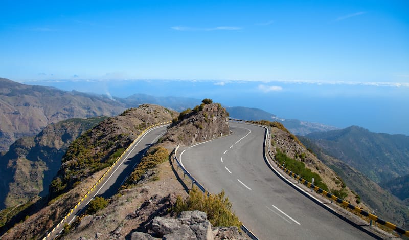 Roads in Madeira island