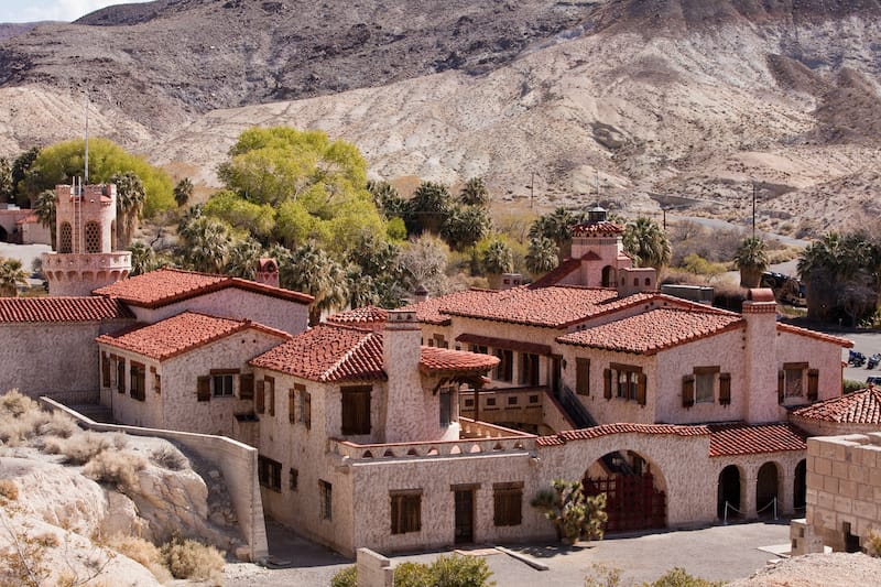 Scotty's Castle or is also known as Death Valley Ranch in Death Valley National Park, California.