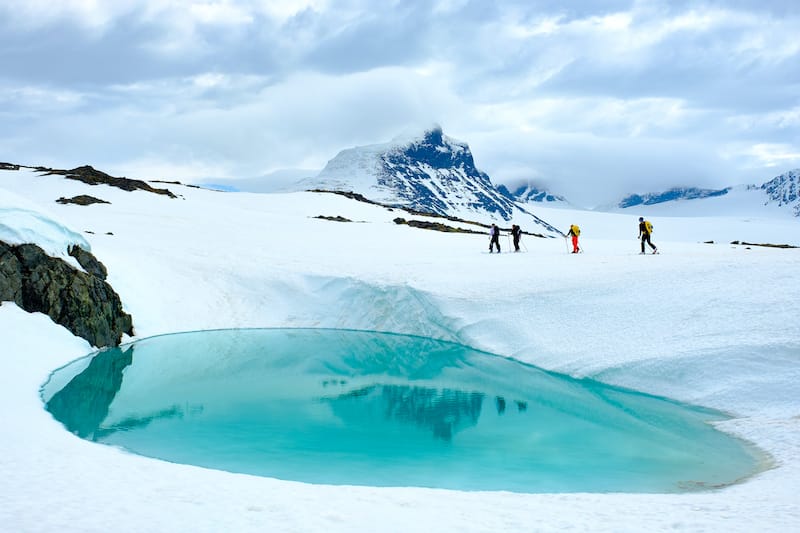 Ski touring in Jotunheimen, Norway