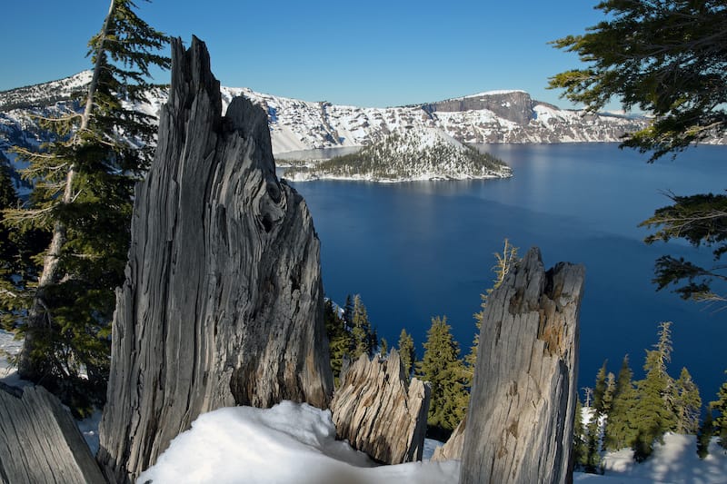 Wizard island crater lake oregon