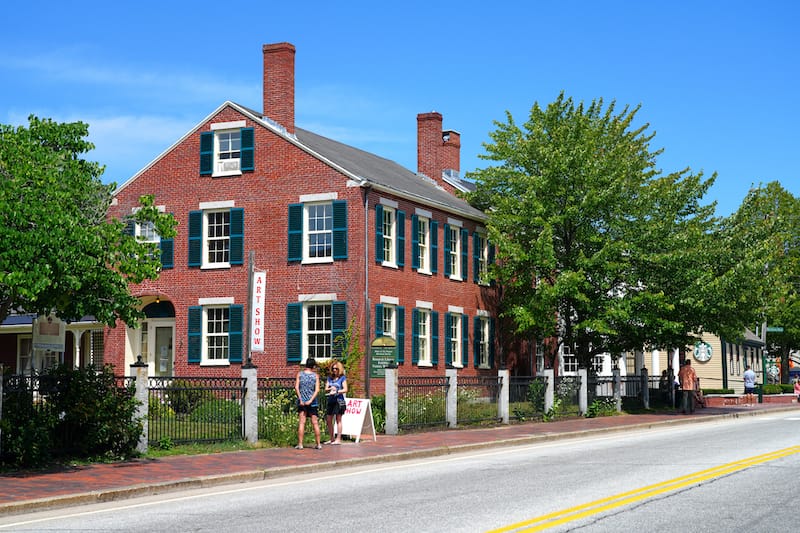 downtown Freeport, Maine