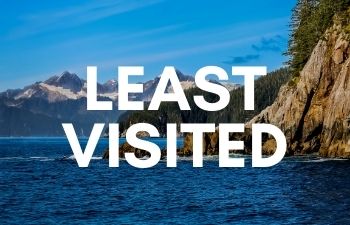Least visited US national parks