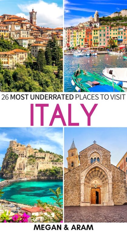 There are many fantastic places that are off the beaten path in Italy. This is a guide to some of the absolute best - put them on your Italy bucket list ASAP! | Visit Italy | Things to do in Italy | Italy destinations | Beaches in Italy | Beautiful places in Italy | Places to visit in Italy | Italy hidden gems | Italy islands | Italy beaches | Best of Italy | Travel to Italy | Instagrammable Italy | Italy photography
