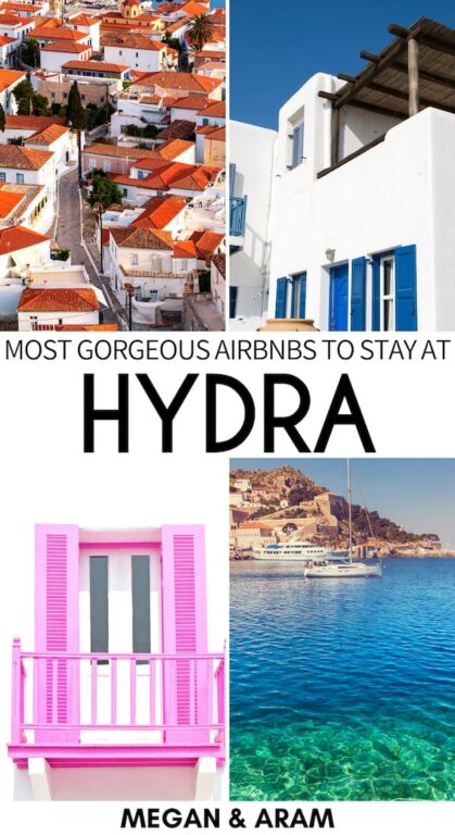 Are you looking for the best Airbnb in Hydra, Greece? This guide showcases the best Hydra Airbnbs and accommodation for your trip! | greece Airbnb | Greek Islands | Visit Hydra | Where to stay in Hydra | Airbnbs in Hydra | Saronic Islands Airbnb | Athens day trip | Trip to Hydra | Things to do in Hydra