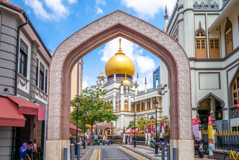 Masjid Sultan or Sultan Mosque in Kampong Gelam Singapore