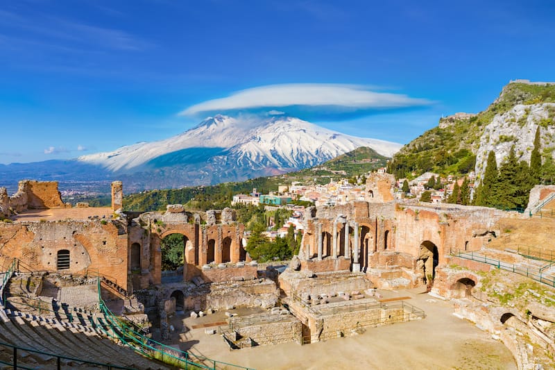 Taormina, Italy on Sicily