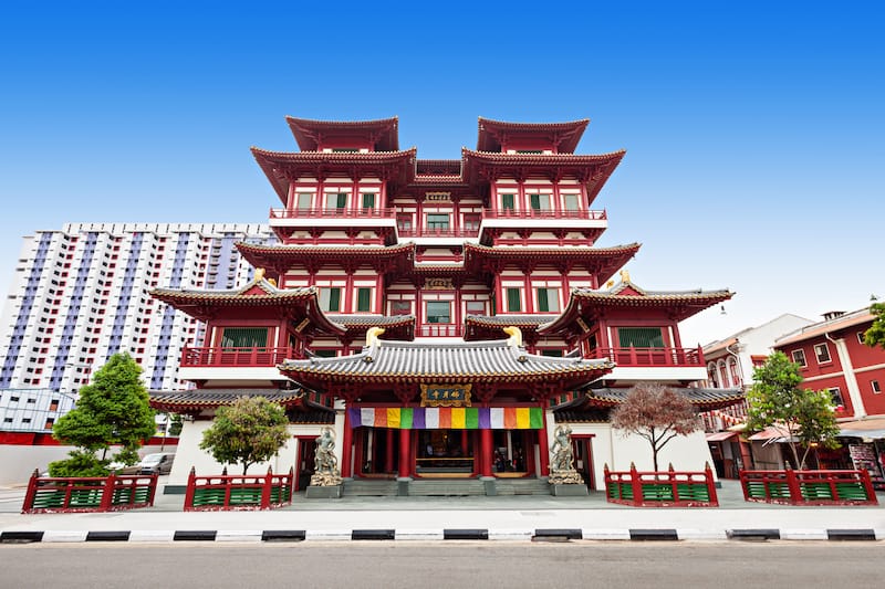 The Buddha Tooth Relic Temple is a Buddhist temple located in the Chinatown district of Singapore.