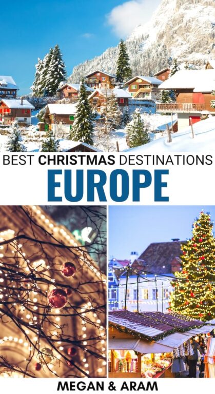 Are you looking to spend Christmas in Europe this year? Here are some dreamy destinations that have some of the best Christmas markets in Europe (and more). | Europe Christmas | Europe Christmas Markets | Christmas Markets Germany | Christmas Markets France | Germany Christmas | France Christmas | Vienna Christmas Market | Vienna Christmas | Tallinn Christmas | Norway Christmas | Prague Christmas