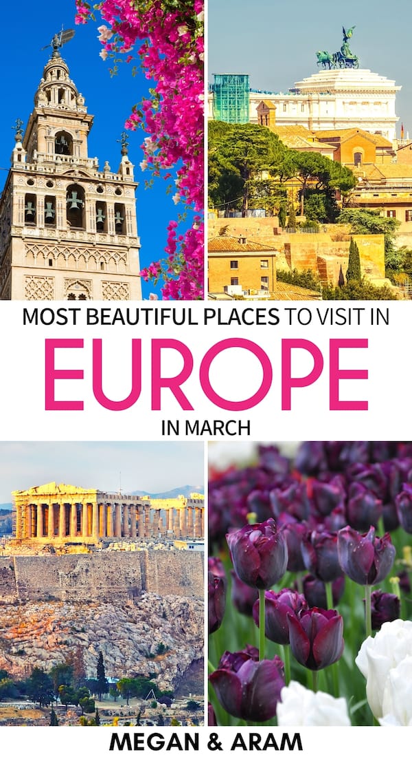 best cities to visit march europe