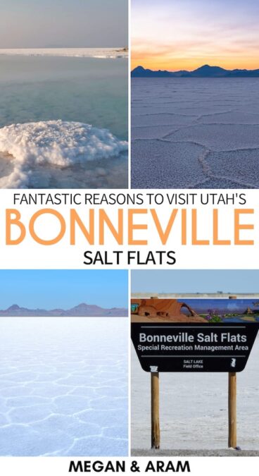 Are you planning to visit the Bonneville Salt Flats in Utah? This guide is a rundown to help plan your trip to Bonneville, including tips, lodging, and more! | Bonneville Salt Flats in Utah | Day trips from Salt Lake City | Salt Lake City day trips | Places to visit in Utah | Bonneville Speedway | USA Salt Flats | Wendover Utah | SLC day trips | Bonneville photography | Things to do in Utah