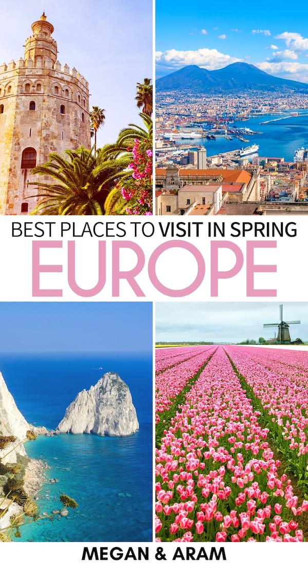 where to visit europe april