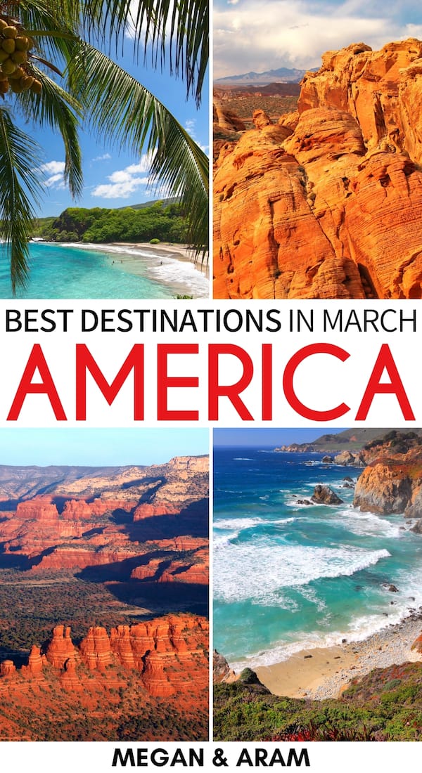 usa cities to visit in march