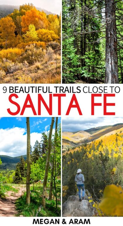 Are you looking for the best Santa Fe hiking trails for your weekend or trip to the New Mexico city? This guide details the best day hikes in Santa Fe. | Santa Fe trails | Santa Fe hikes | Hiking in Santa Fe | Santa Fe day hikes | New Mexico hiking | New Mexico trails | New Mexico hikes | Santa Fe Baldy | Diablo Canyon | Bandelier National Monument hikes | Picacho Peak | Nambe Lake Trail | Best hikes in Santa Fe | Best trails in Santa Fe | Best hikes in New Mexico