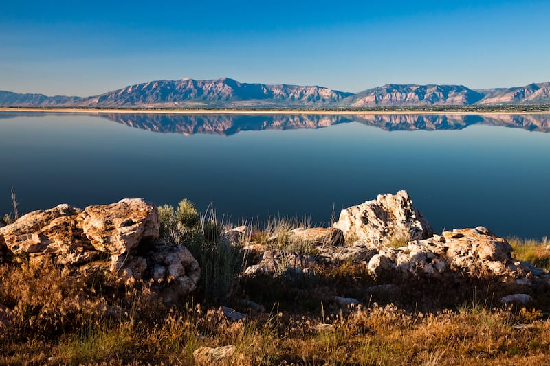 Antelope Island in the Great Salt Lake Utah