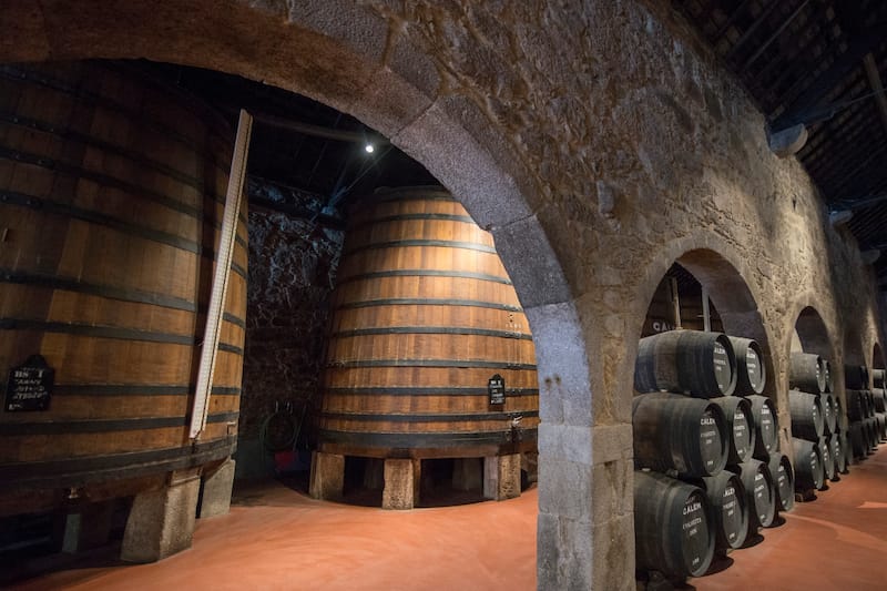 Calem Wine Cellar in Porto - Editorial credit- amnat30 - Shutterstock.com