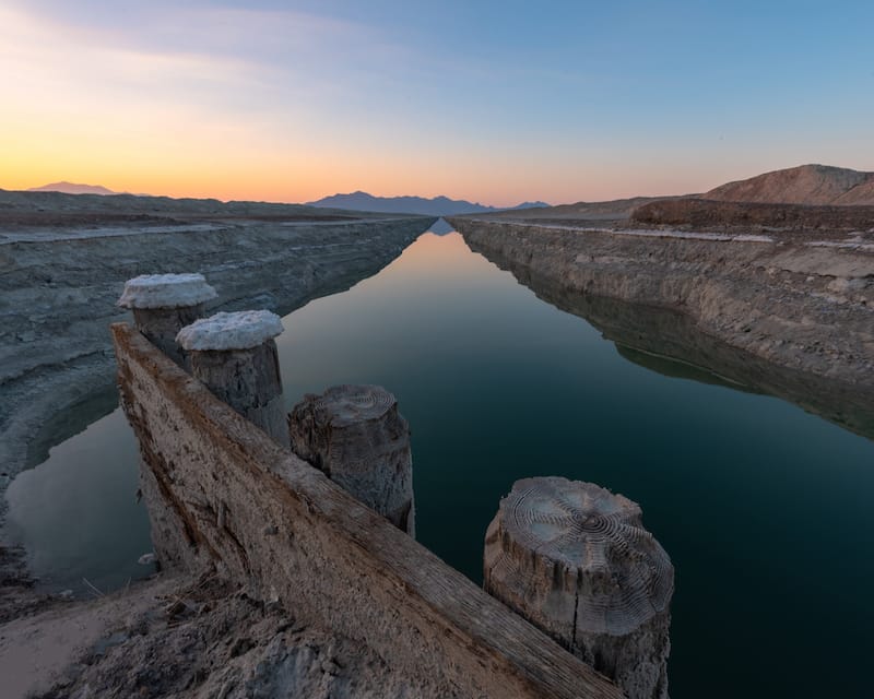 Canal Bonneville Salt Flats