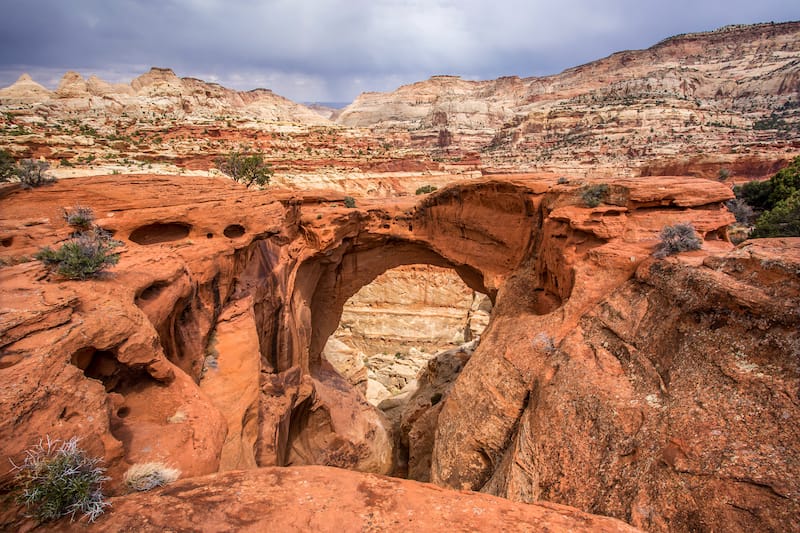 Cassidy Arch in Capitol Reef National Park