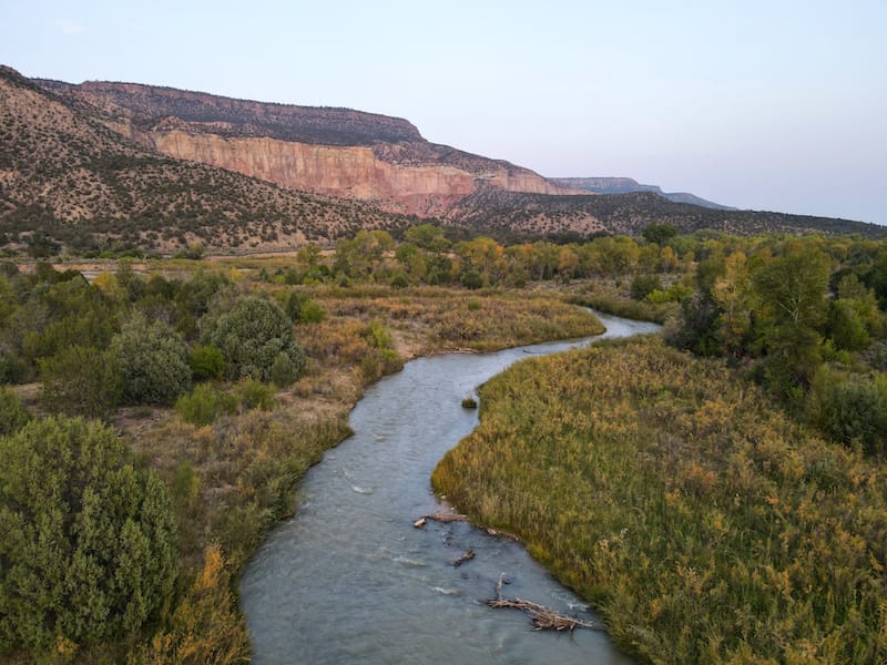 Chama River Valley in New Mexico