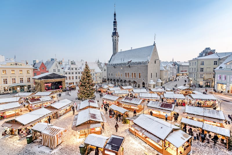 Christmas in Tallinn Estonia