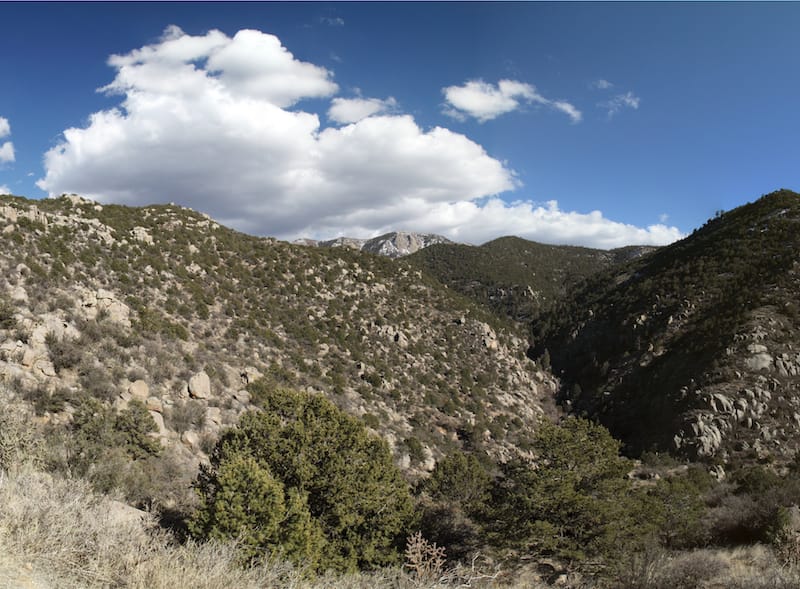 Embudito Canyon Trail