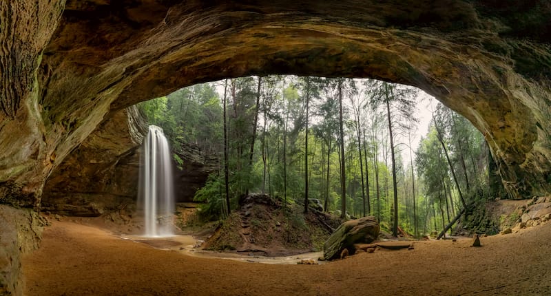 Hocking Hills State Park in Ohio