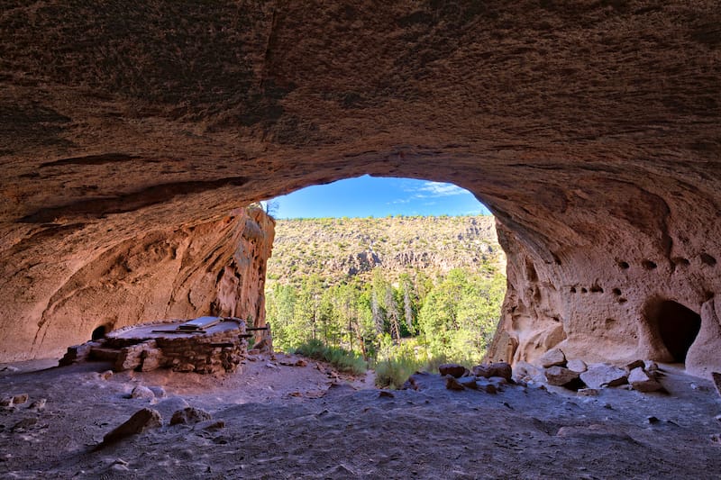 Kiwa in Bandelier National Monument trail - shutterstock_1623761764