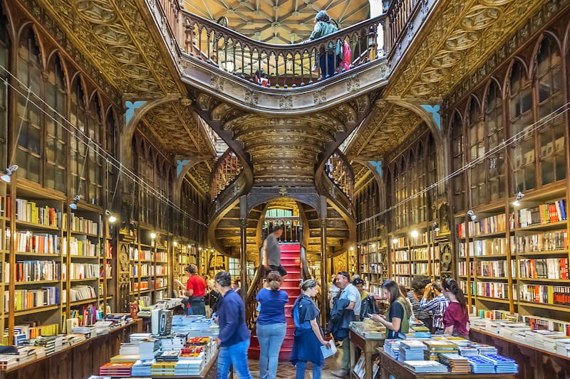 Livraria Lello Bookstore - Editorial credit- Kiev.Victor - Shutterstock.com