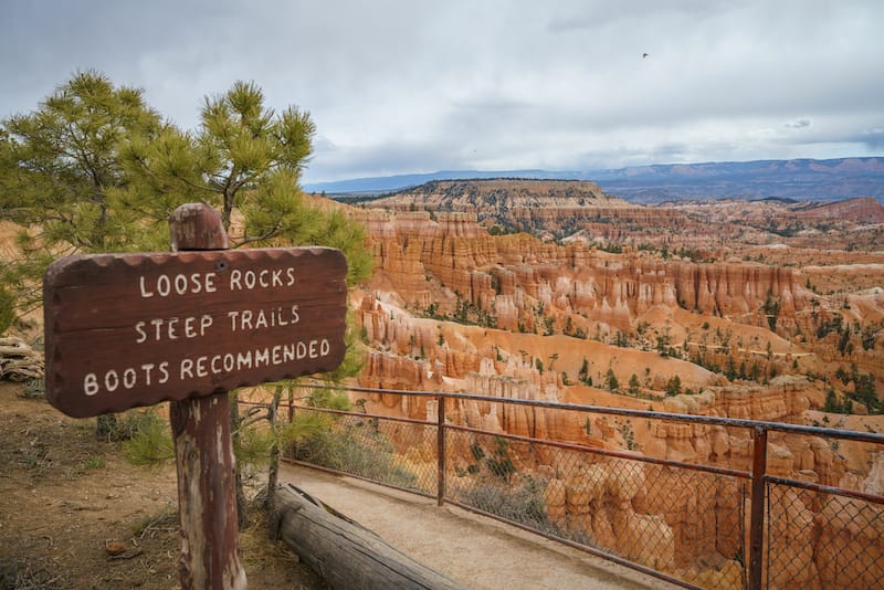 Rim Trail in Bryce Canyon National Park