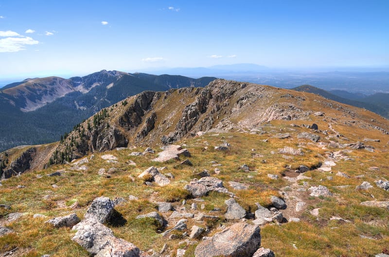 Santa Fe Baldy in New Mexico