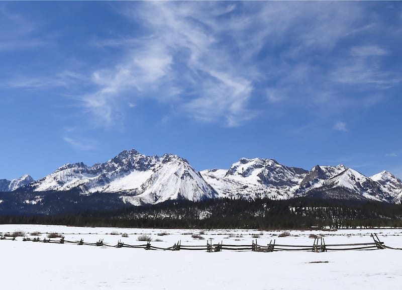 Sawtooth Mountains Spring